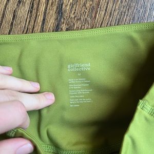 Like New! Girlfriend Collective Green Leggings